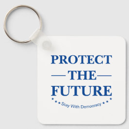 Skydda framtiden nyckelring