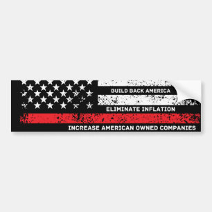 Skydda Gun-Högerna Bygg tillbaka America Policy Bu Bildekal