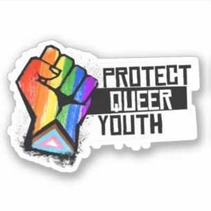 Skydda HBTQ-ungdomar Klistermärken