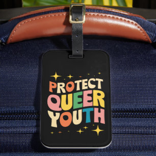 Skydda HBTQ-ungdomar Skydda Transbarn HBTQ Bagagebricka