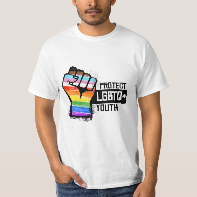 Skydda HBTQ-ungdomar T Shirt (Framsida)