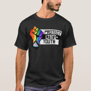 Skydda HBTQ+-Ungdoms-T-Shirt T Shirt
