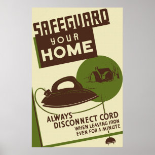 Skydda hemmet för Poster