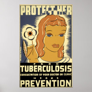 Skydda henne från tuberkulos poster