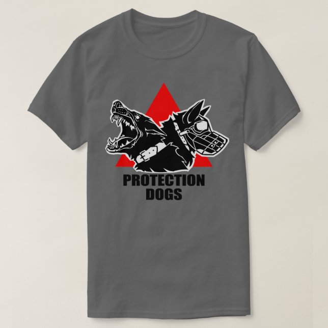 Skydda hundar IPO-övervakning K9  T Shirt (Design framsida)