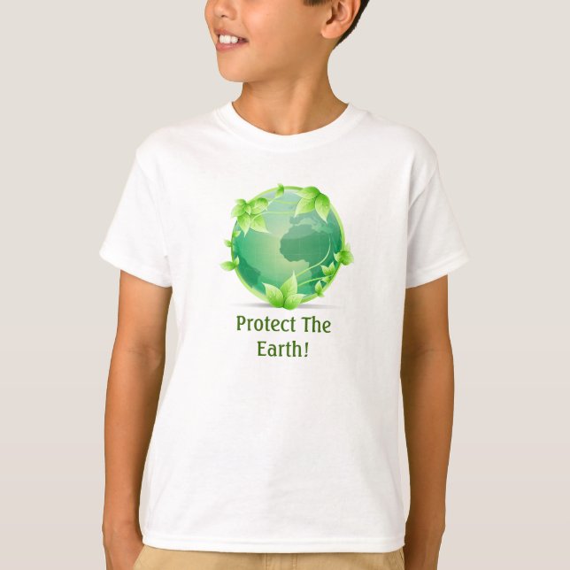 Skydda jorden t-shirt (Framsida)
