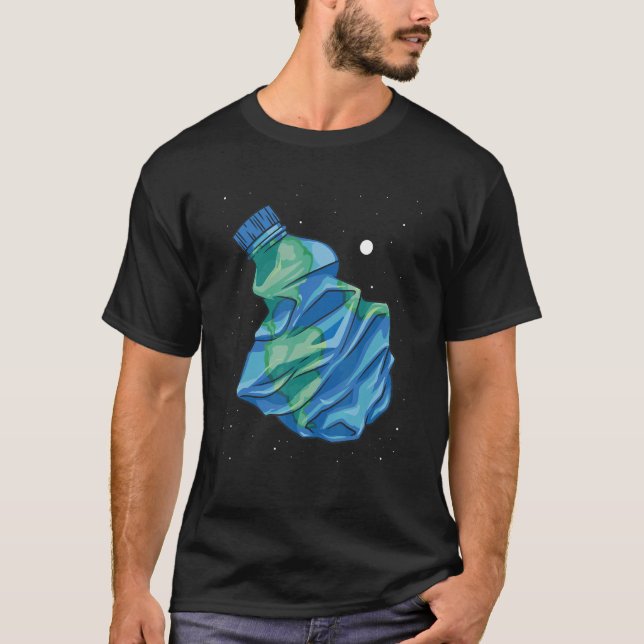Skydda jordens klimatuppvärmning Klimatförändringa T Shirt (Framsida)
