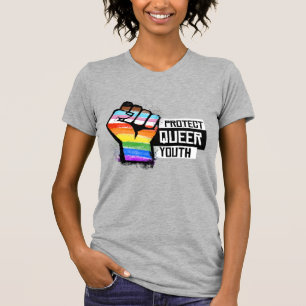 Skydda köens ungdom - Pridet Progress finns T Shirt