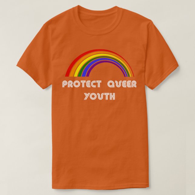 Skydda köer - stöd för HBT-Pride (Youth LGBT) T HG Shirt (Design framsida)