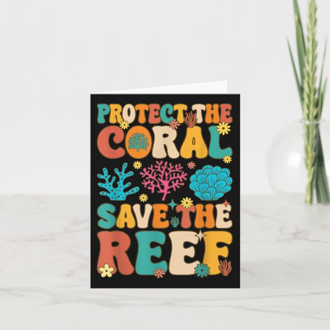 Skydda korallens Spara Reef Coral A. Kort (Framsida)