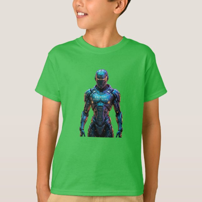 Skydda kryptera allt t shirt (Framsida)