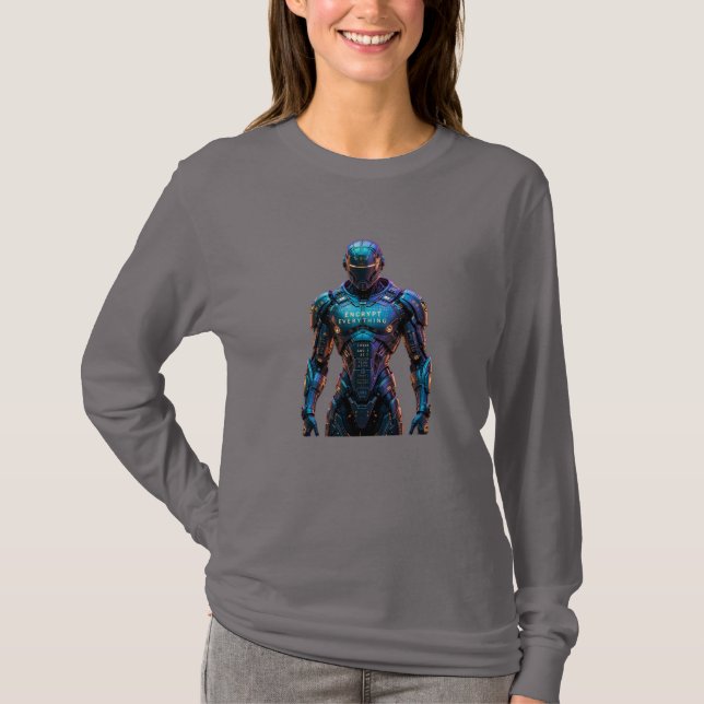 Skydda kryptera allt t shirt (Framsida)