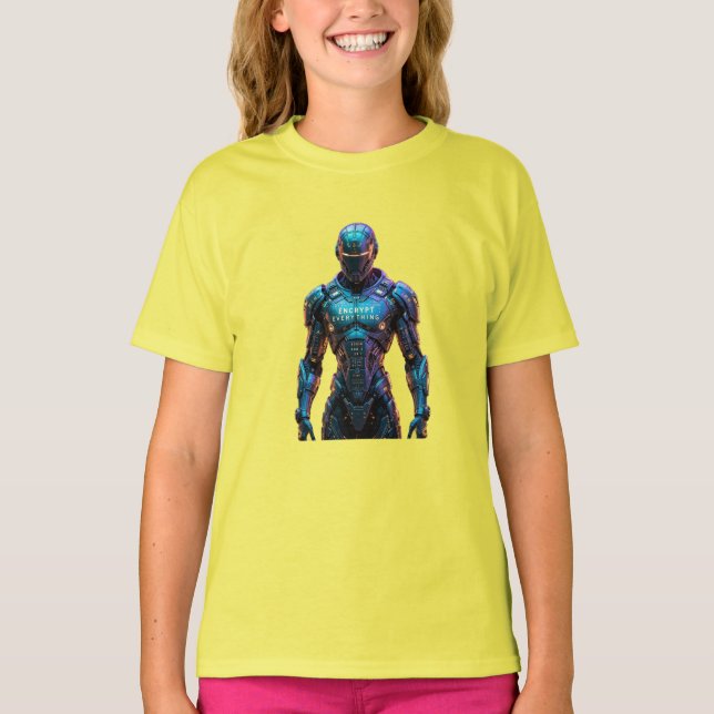 Skydda kryptera allt t shirt (Framsida)