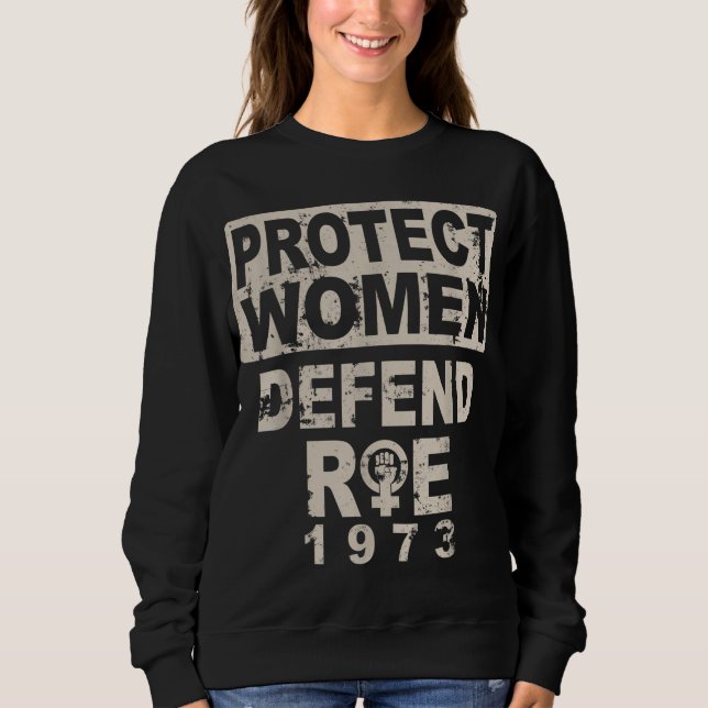 Skydda kvinnor Skydda Roe 1973 Kvinnors Höger Pro  T Shirt (Framsida)