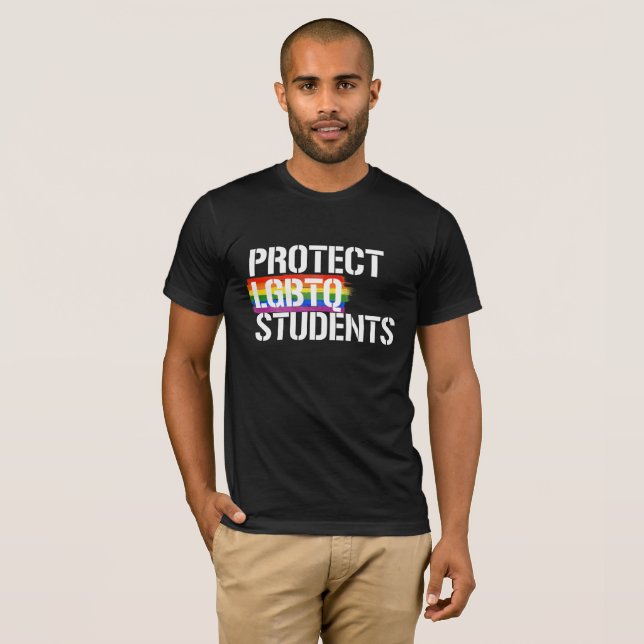 Skydda LGBTQ-studenter - - LGBTQ-rättigheter - - T-shirt (Hel framsida)