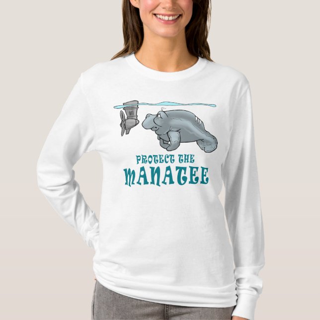 Skydda manateen tee (Framsida)