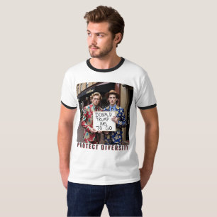 Skydda mångfalden Impeach Trump T Shirt