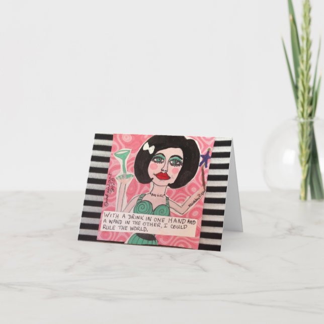 SKYDDA MED EN DRYCK I ETT HAND KORT (Framsida)