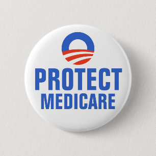 Skydda Medicare Obama 2012 Knapp