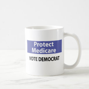 Skydda Medicare: Rösta demokraten Kaffemugg