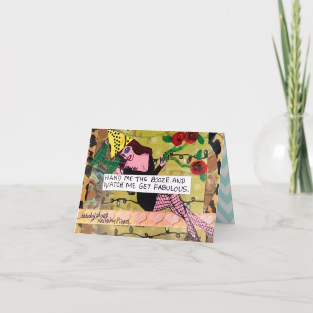 SKYDDA MIG SPRIT OCH VATSKA MIG HÄMTA HELGKORT (Framsida)