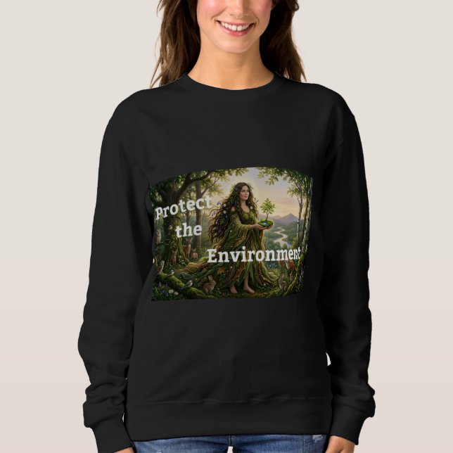 Skydda miljön  t shirt (Framsida)