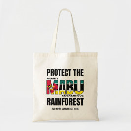 Skydda MOUNT MABU RAINFOREST Moçambique Flagga Tygkasse
