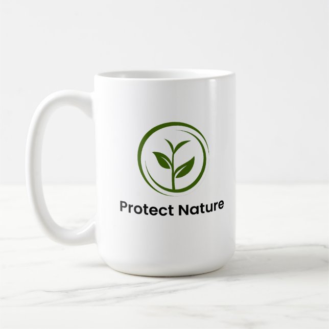 Skydda naturen kaffemugg (Vänster)