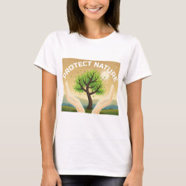 Skydda naturen - Mystical Livets träd Design T Shirt