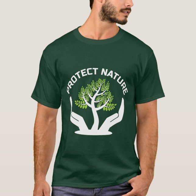 Skydda Naturen T Shirt (Framsida)