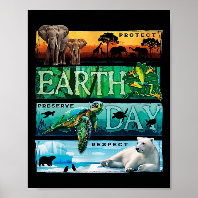 Skydda naturvårdsdagen poster (Framsidan)
