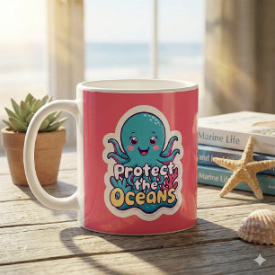 Skydda Oceans Octopus Mugg