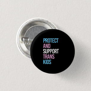 Skydda och stödja Trans Kids Knapp