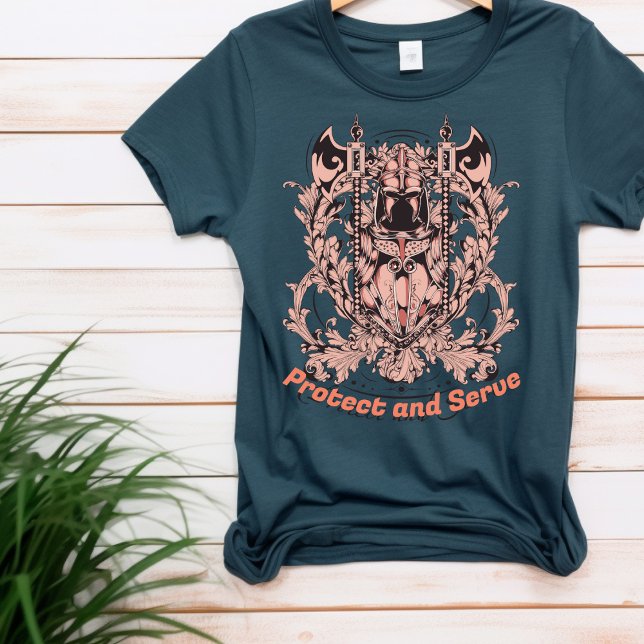 Skydda och  T-Shirt (Skapare uppladdad)