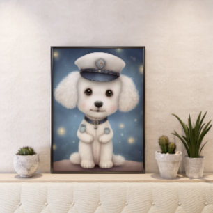 Skydda och TjÄnA: Pudelpolisman på Duty Poster
