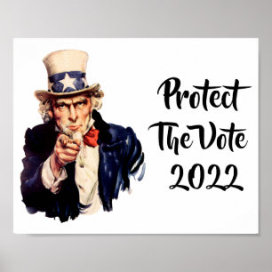 Skydda omröstningen 2022 Poster