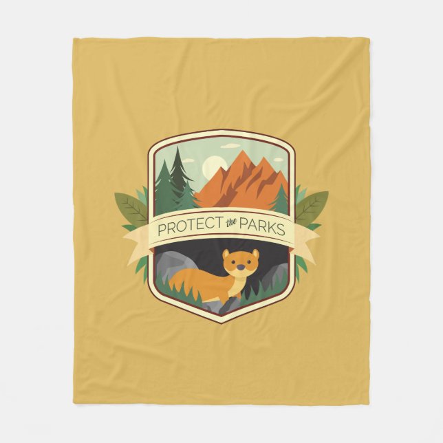 Skydda Parker Weasel Fleecefilt (Framsidan)