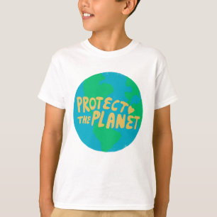 SKYDDA PLANET-SPARAN, EKONOMISK Grönt FÖR MILJÖ T Shirt