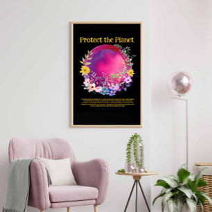 SKYDDA PLANET-SPARAN JORDBRUKSDAGENS KONSTNAD POSTER
