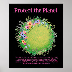 SKYDDA PLANET-SPARAN JORDBRUKSDAGS-Poster Poster
