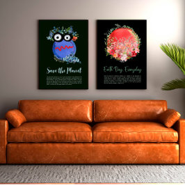 SKYDDA PLANET-SPARAN JORDBRUKSDAGS-Poster Poster