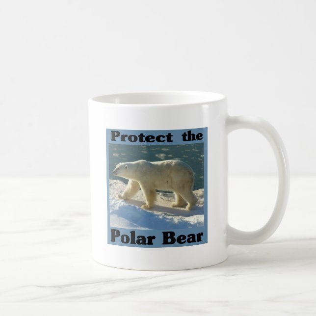 Skydda Polarna Bear Kaffemugg (Höger)