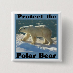 Skydda Polarna Bear Knapp