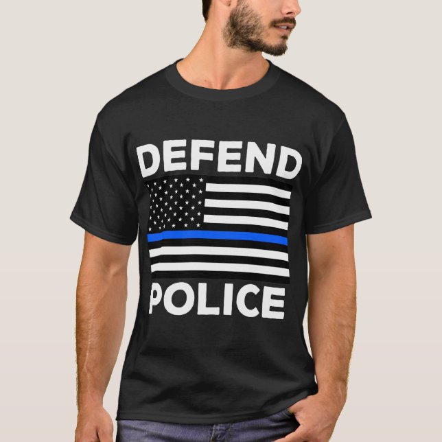 Skydda polisen t shirt (Framsida)