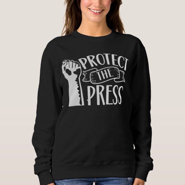 Skydda pressjournalistik Pressfrihetens Höger T Shirt (Framsida)