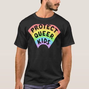 Skydda Queer Kids Lgbt Awareness Gay Lesbisk Prid T Shirt