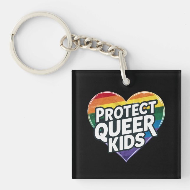 Skydda Queer Kids Rainbow Heart LGBT-Pridet (Framsidan)