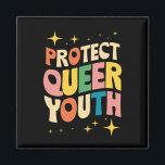 Skydda Quer Youth Protect Trans Kids LGBTQ Magnet<br><div class="desc">Skydda Quer Youth Protect Trans Kids LGBTQ</div>