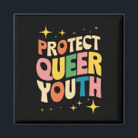 Skydda Quer Youth Protect Trans Kids LGBTQ Magnet<br><div class="desc">Skydda Quer Youth Protect Trans Kids LGBTQ</div>