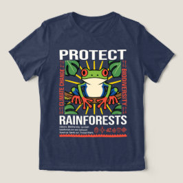 Skydda regnskogars miljömedvetenhet t shirt